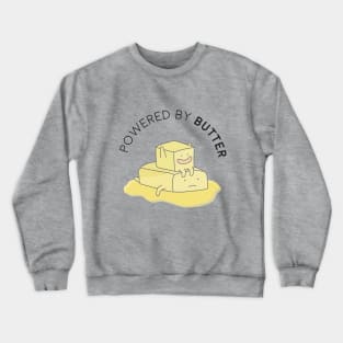 Keto Powered by Butter Low Carb Cute Funny Crewneck Sweatshirt